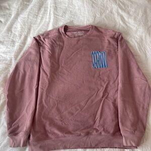 Outdoor Voices Mauve Crew Neck Sweater